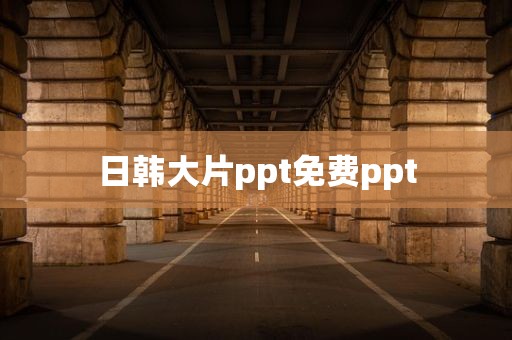 日韩大片ppt免费ppt