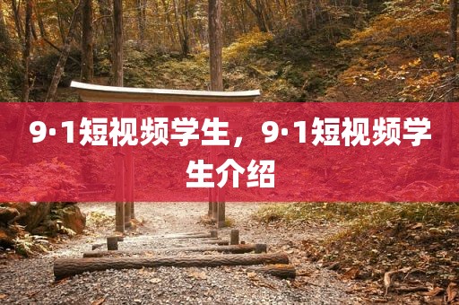 9·1短视频学生，9·1短视频学生介绍