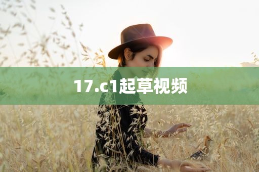17.c1起草视频
