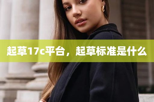 起草17c平台，起草标准是什么