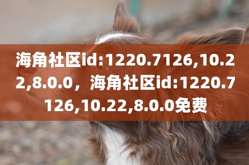 海角社区id:1220.7126,10.22,8.0.0，海角社区id:1220.7126,10.22,8.0.0免费