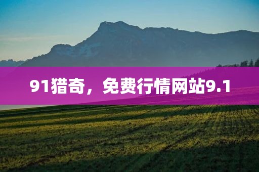 91猎奇，免费行情网站9.1