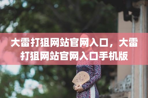 大雷打狙网站官网入口，大雷打狙网站官网入口手机版