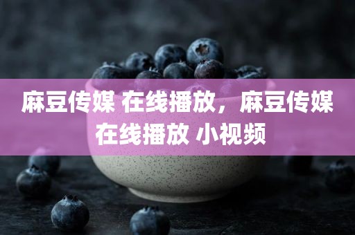 麻豆传媒 在线播放，麻豆传媒 在线播放 小视频