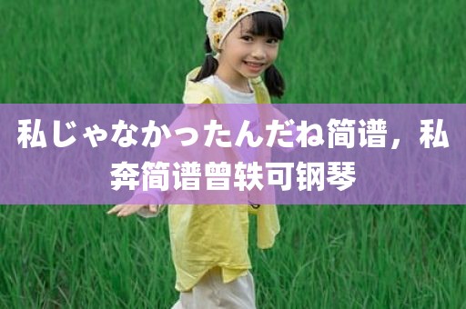 私じゃなかったんだね简谱，私奔简谱曾轶可钢琴