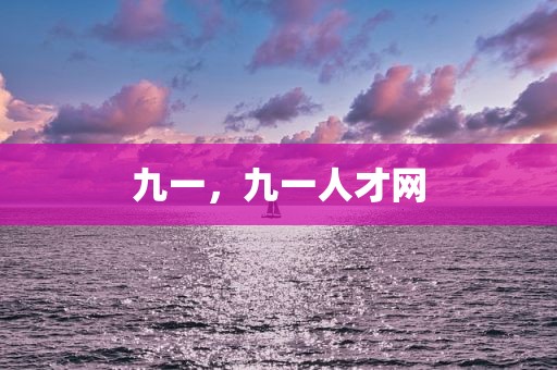 九一，九一人才网