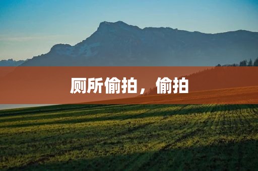 厕所偷拍，偷拍
