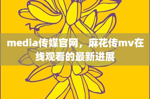 media传媒官网，麻花传mv在线观看的最新进展
