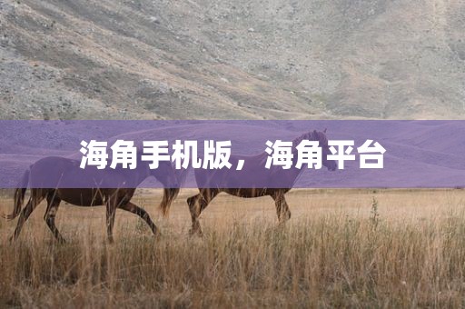 海角手机版，海角平台