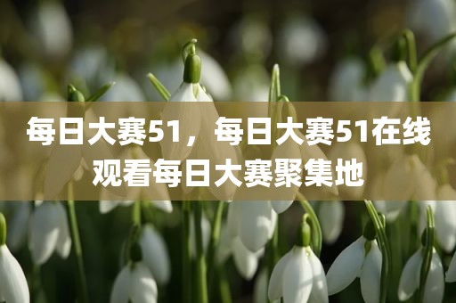 每日大赛51，每日大赛51在线观看每日大赛聚集地
