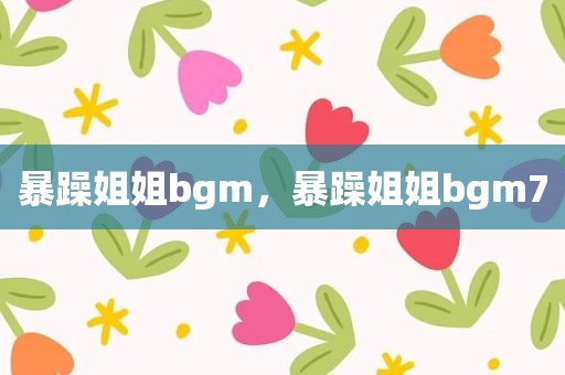 暴躁姐姐bgm，暴躁姐姐bgm7