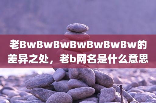 老BwBwBwBwBwBwBw的差异之处，老b网名是什么意思