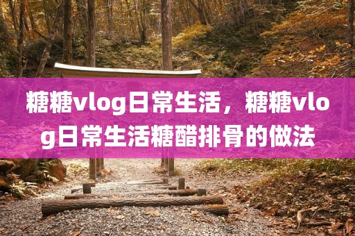 糖糖vlog日常生活，糖糖vlog日常生活糖醋排骨的做法