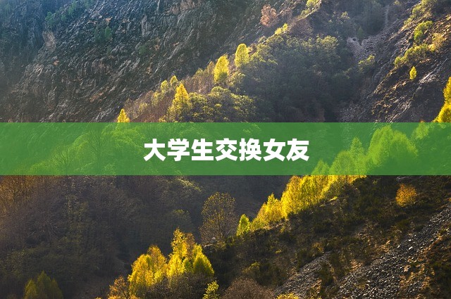大学生交换女友