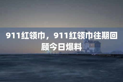 911红领巾，911红领巾往期回顾今日爆料