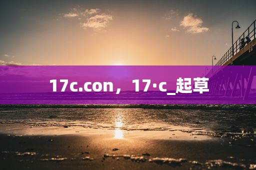 17c.con，17·c_起草
