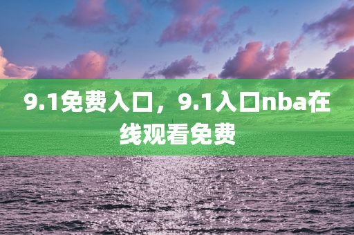 9.1免费入口，9.1入口nba在线观看免费