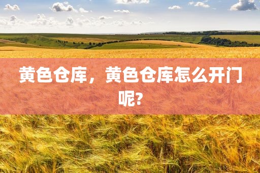 黄色仓库，黄色仓库怎么开门呢?