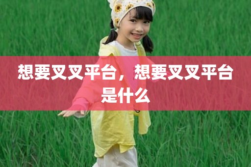 想要叉叉平台，想要叉叉平台是什么
