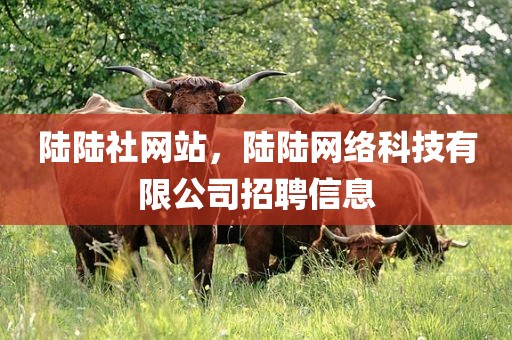 陆陆社网站，陆陆网络科技有限公司招聘信息