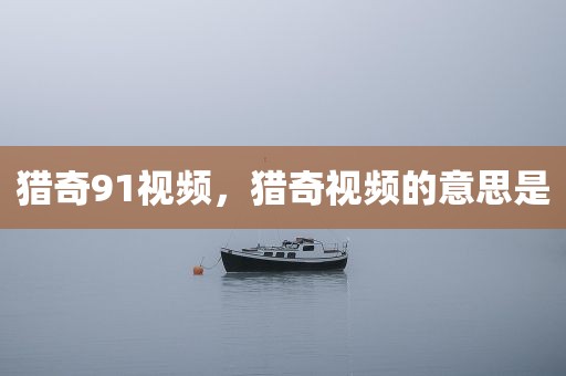 猎奇91视频，猎奇视频的意思是