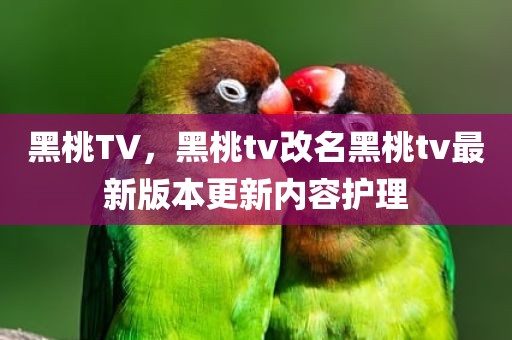 黑桃TV，黑桃tv改名黑桃tv最新版本更新内容护理