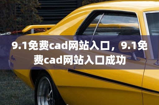 9.1免费cad网站入口，9.1免费cad网站入口成功