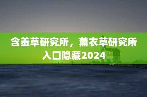 含羞草研究所，薰衣草研究所入口隐藏2024
