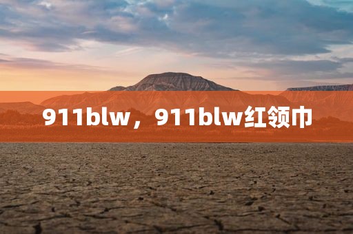 911blw，911blw红领巾