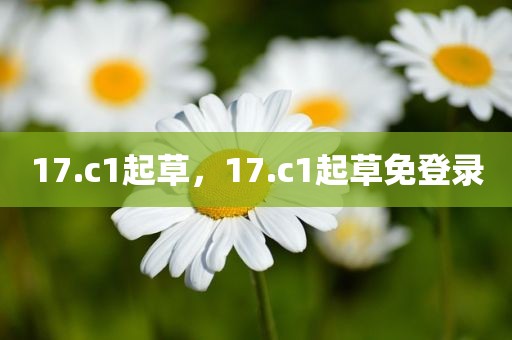 17.c1起草，17.c1起草免登录