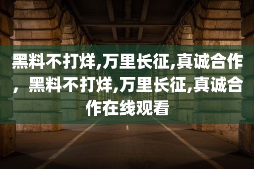 黑料不打烊,万里长征,真诚合作，黑料不打烊,万里长征,真诚合作在线观看
