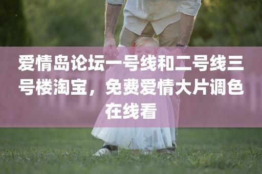 爱情岛论坛一号线和二号线三号楼淘宝，免费爱情大片调色在线看