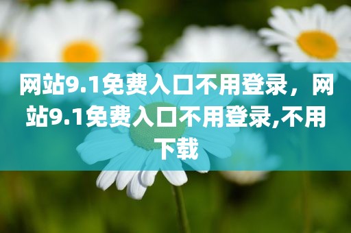 网站9.1免费入口不用登录，网站9.1免费入口不用登录,不用下载
