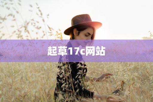 起草17c网站