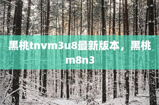 黑桃tnvm3u8最新版本，黑桃m8n3