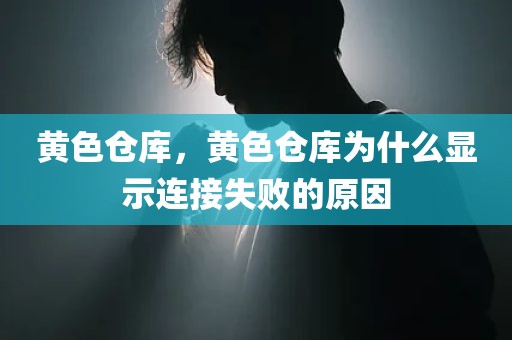黄色仓库，黄色仓库为什么显示连接失败的原因
