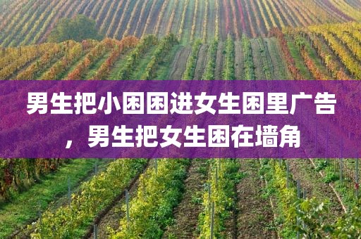 男生把小困困进女生困里广告，男生把女生困在墙角