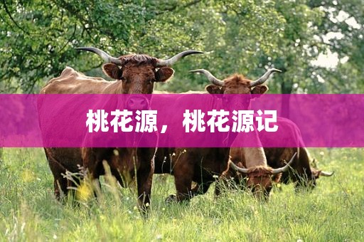 桃花源，桃花源记