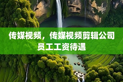 传媒视频，传媒视频剪辑公司员工工资待遇
