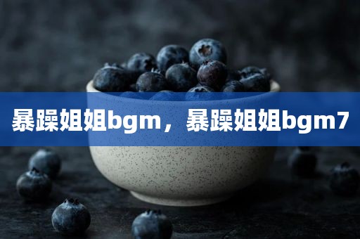 暴躁姐姐bgm，暴躁姐姐bgm7