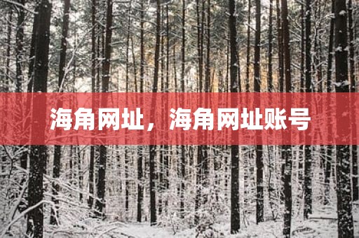 海角网址，海角网址账号