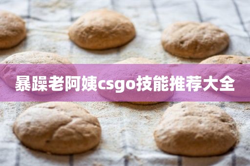 暴躁老阿姨csgo技能推荐大全