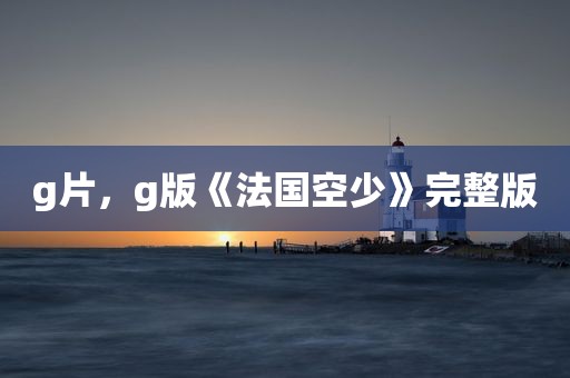 g片，g版《法国空少》完整版
