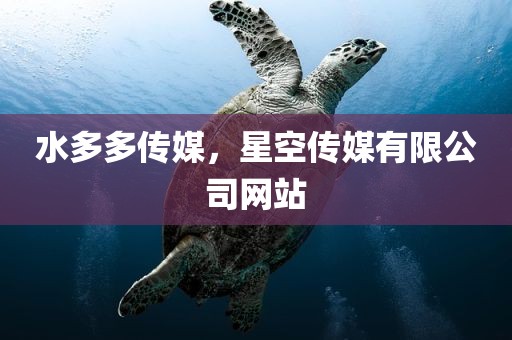 水多多传媒，星空传媒有限公司网站