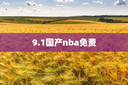 9.1国产nba免费