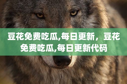 豆花免费吃瓜,每日更新，豆花免费吃瓜,每日更新代码