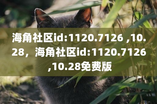 海角社区id:1120.7126 ,10.28，海角社区id:1120.7126 ,10.28免费版