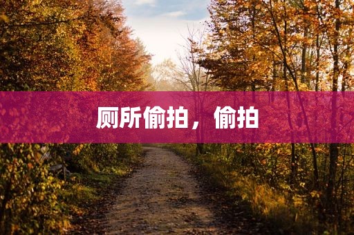 厕所偷拍，偷拍