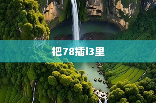 把78插i3里