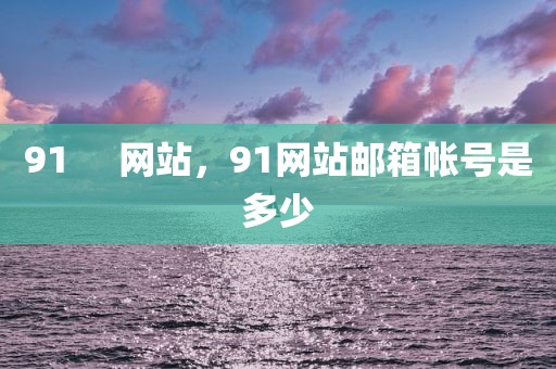 91     网站，91网站邮箱帐号是多少